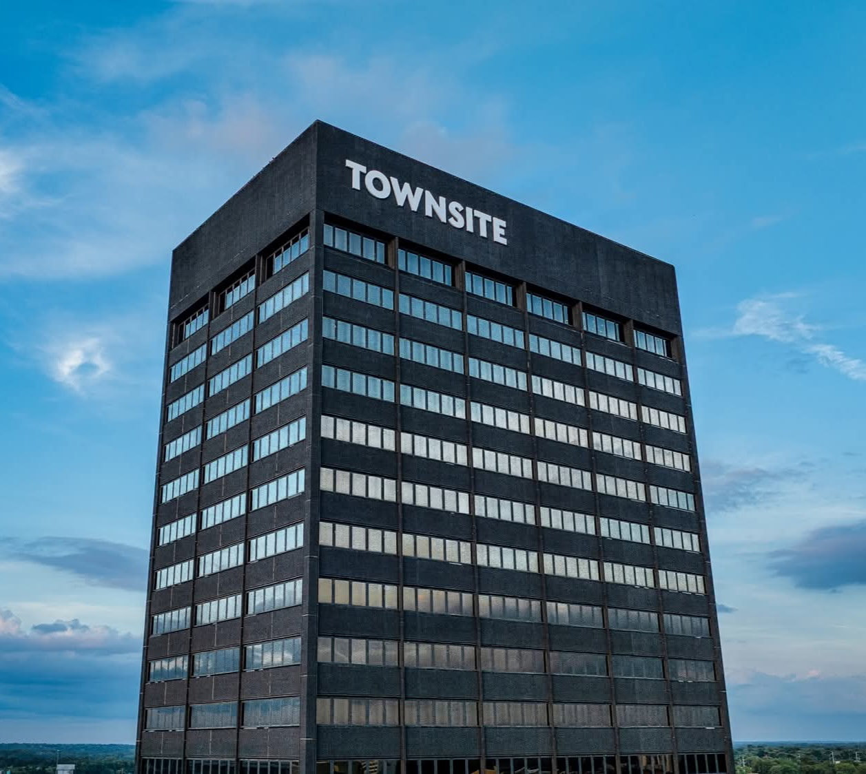 Townsite building in downtown Topeka, location of the Notary Now KS office